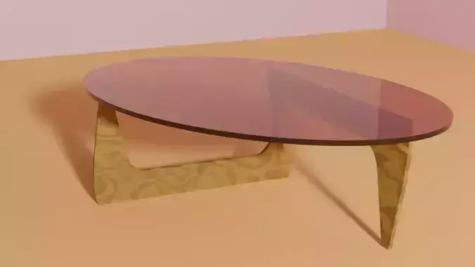 stylized table for the living room