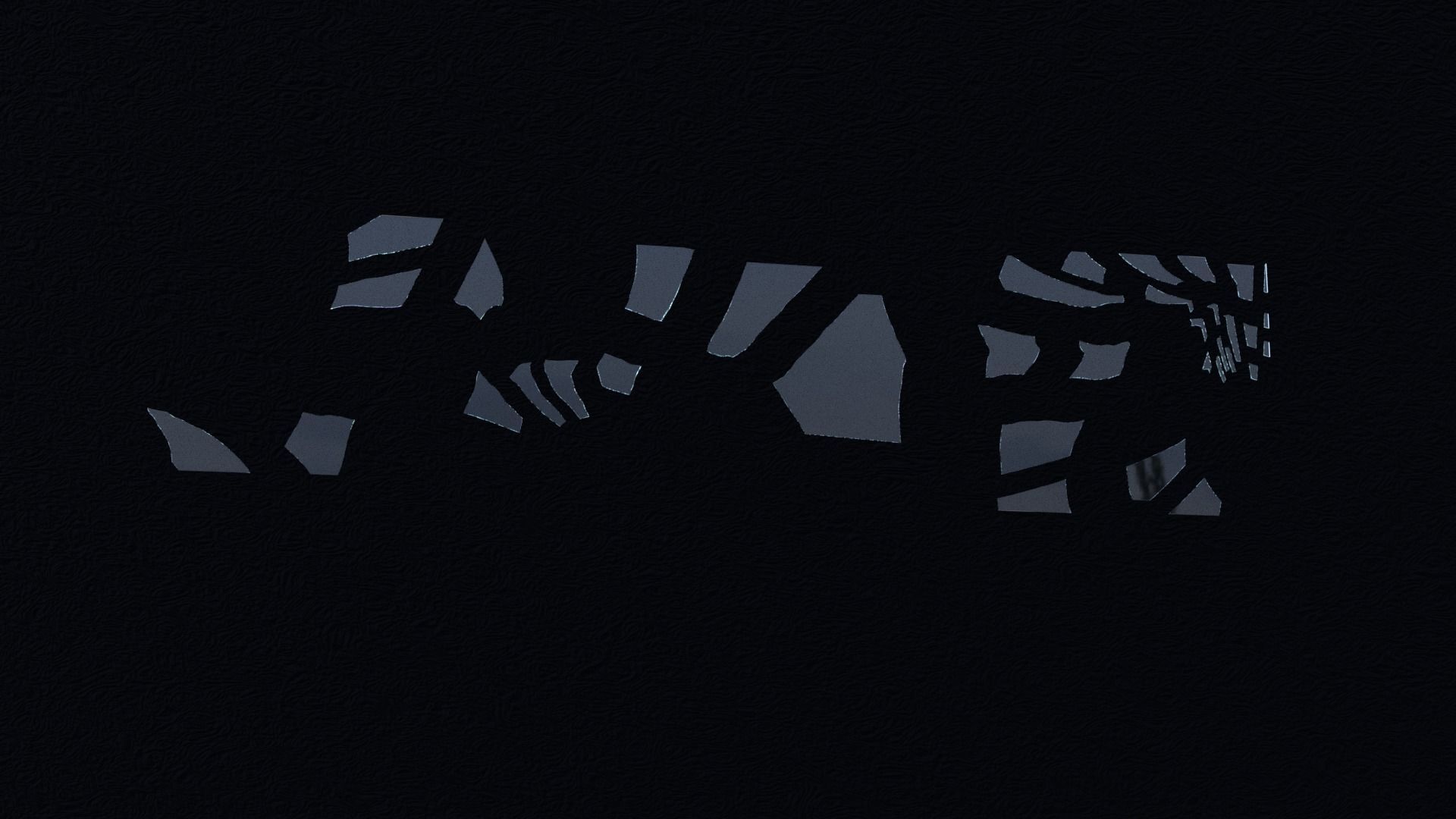 Broken Glass Asset Pack 3D model_3