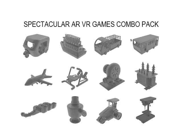 SPECTACULAR AR VR GAMES COMBO PACK 3D Model Collection_0