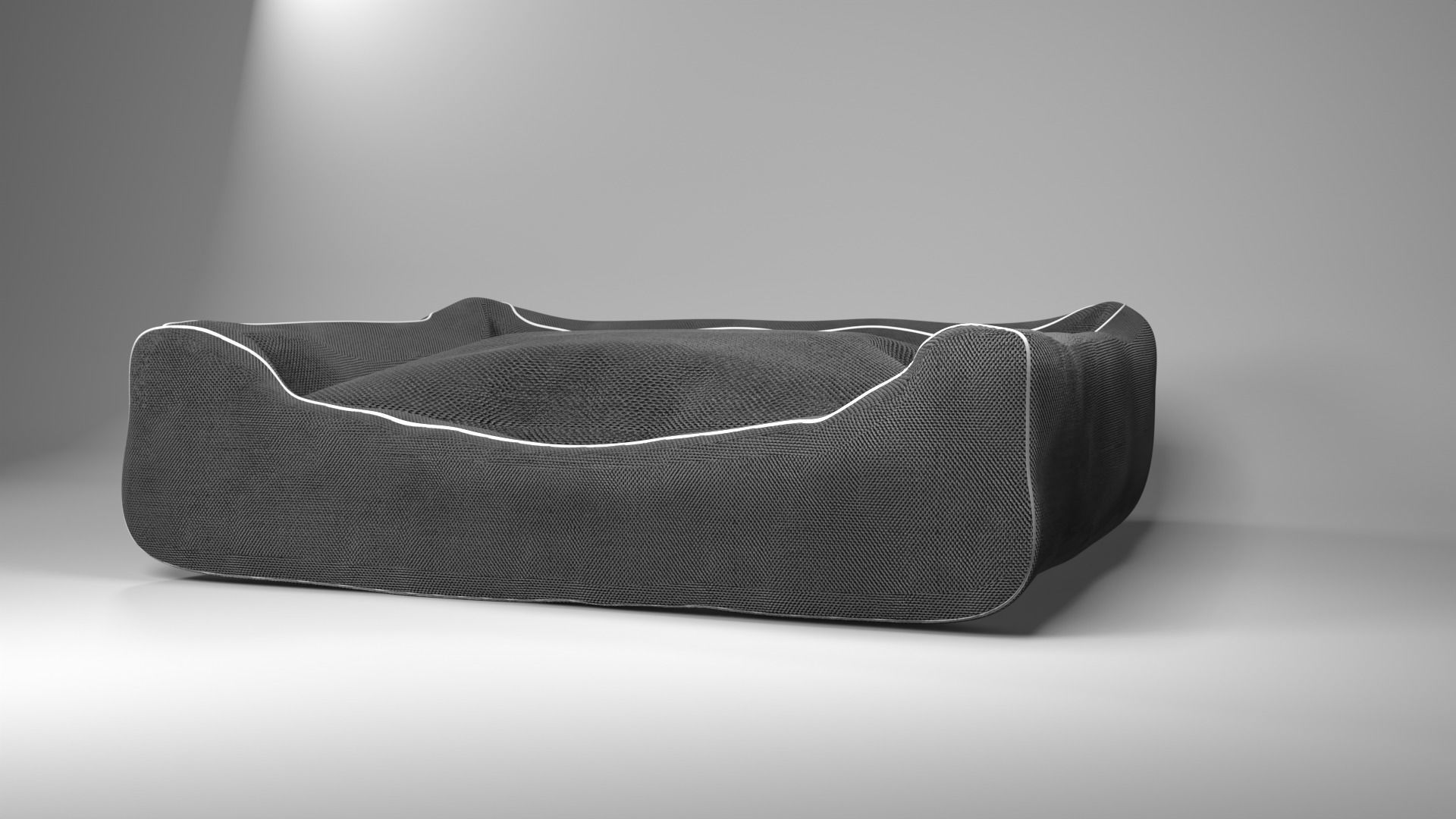 Dog Bed - Pet Bed - Ready Scene 3D model_4