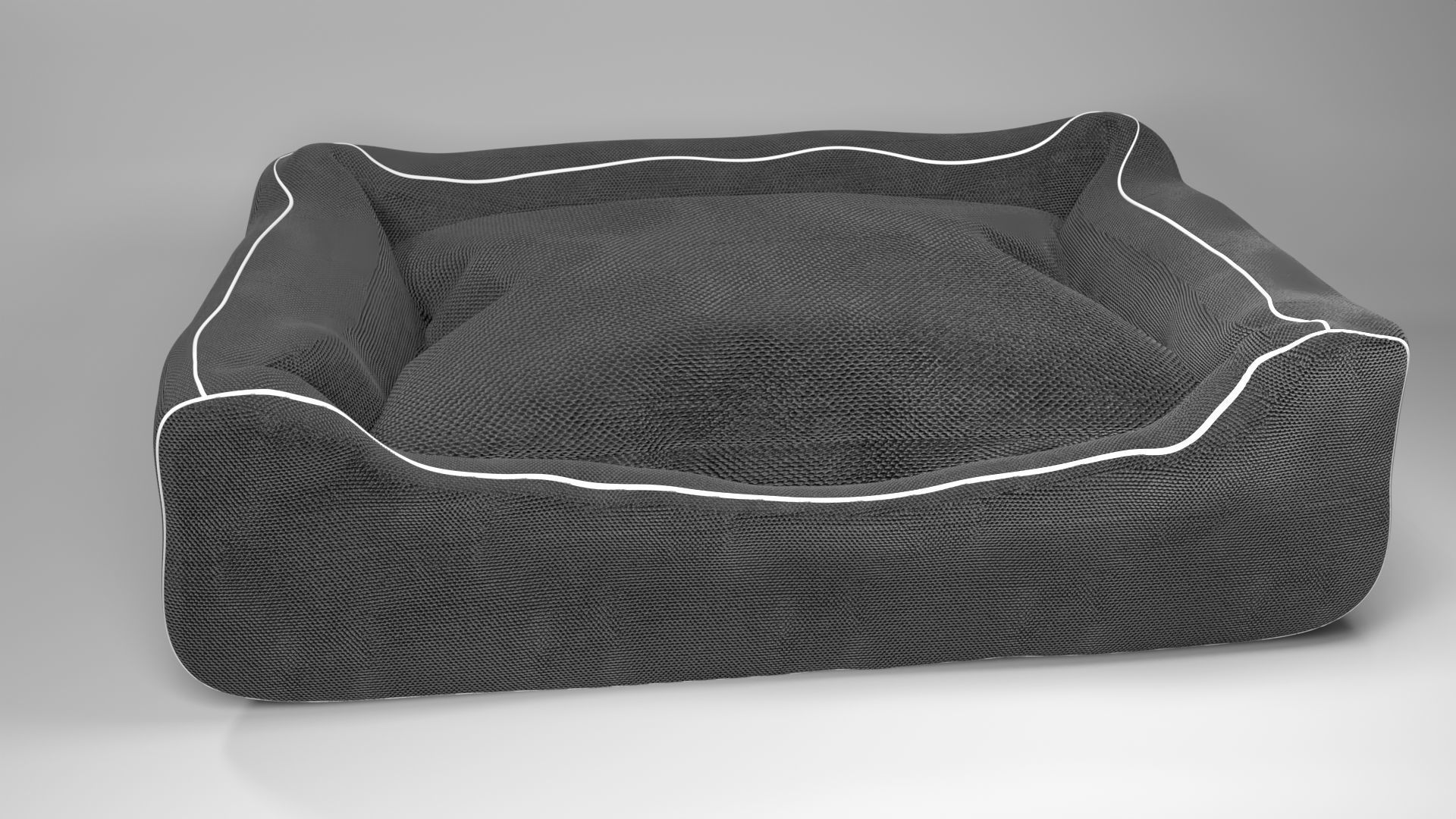 Dog Bed - Pet Bed - Ready Scene 3D model_5
