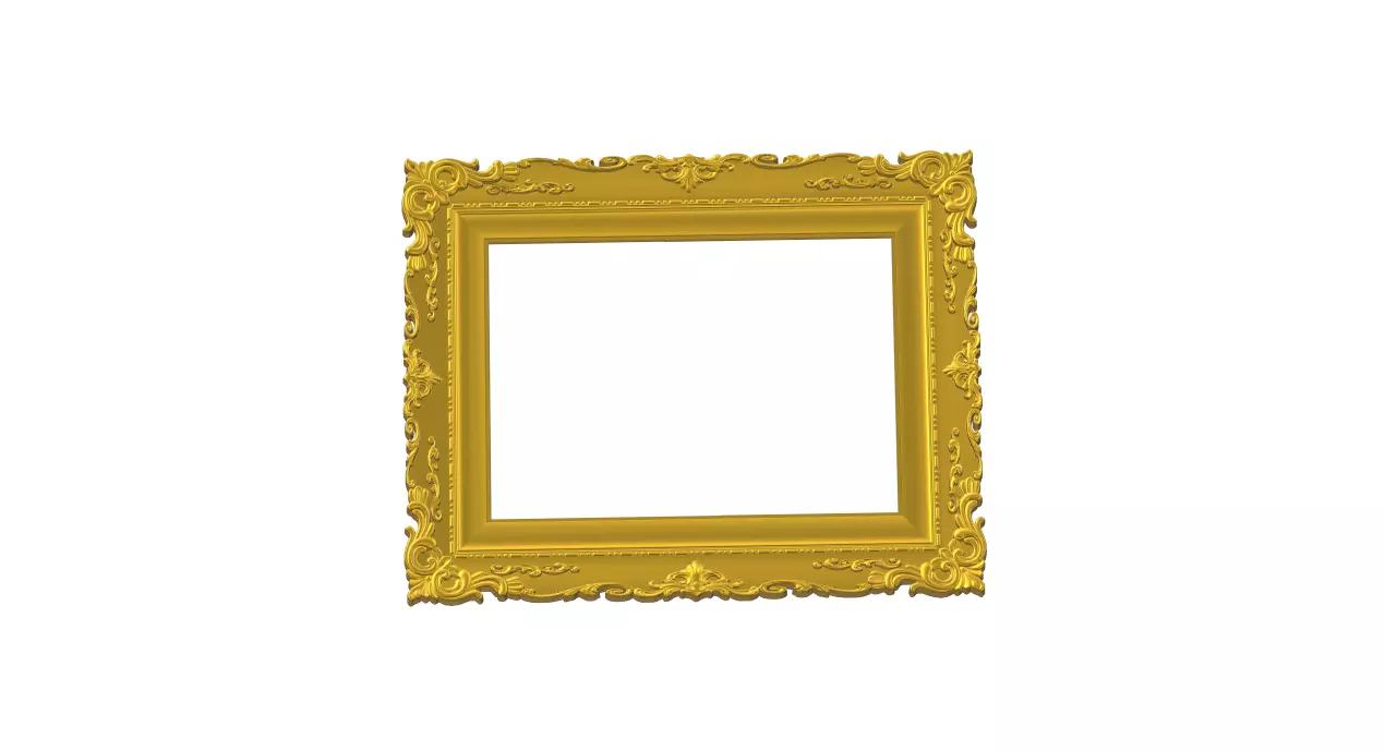 3D Picture Carved Frame  Model 3D model_0