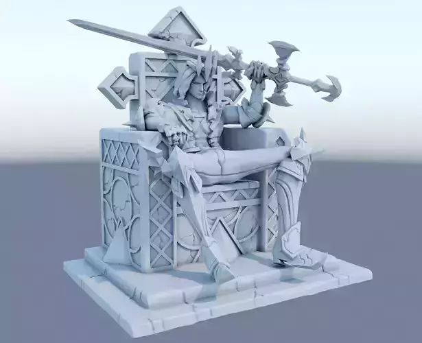 viego League of Legends 3D print model