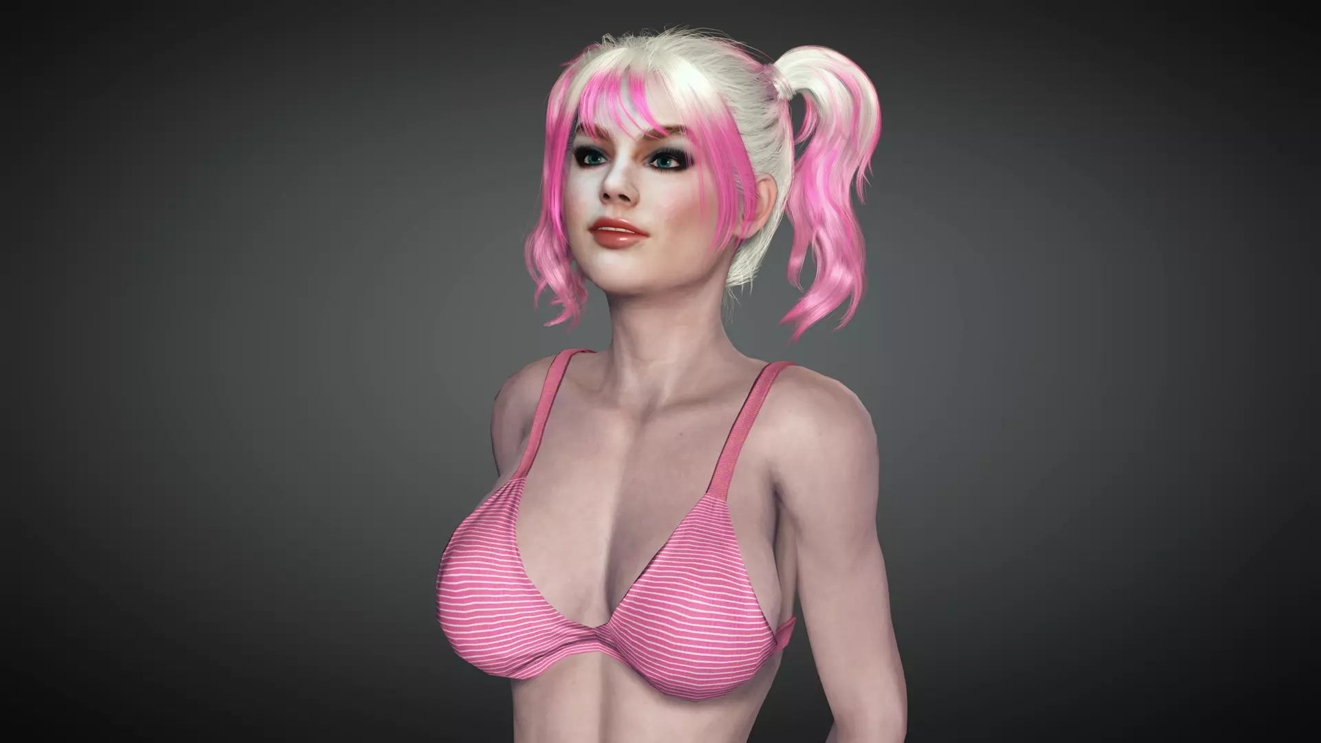 AAA Realistic Female Character 13 Low-poly 3D model_0