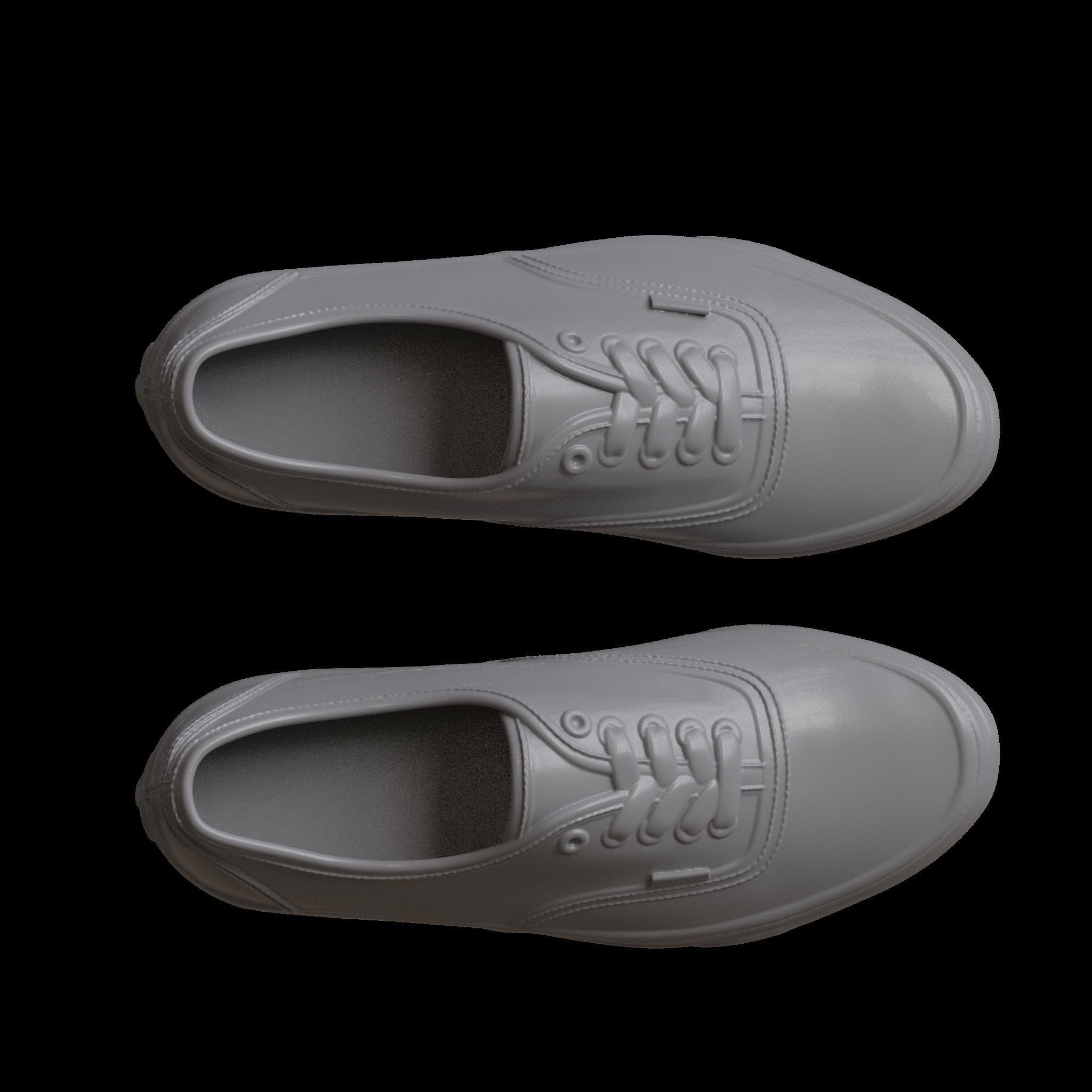 Shoe 3D PRINT STL vans authentic sneakers 3D print model_1