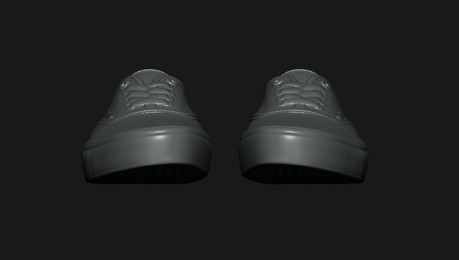 Shoe 3D PRINT STL vans authentic sneakers 3D print model_6