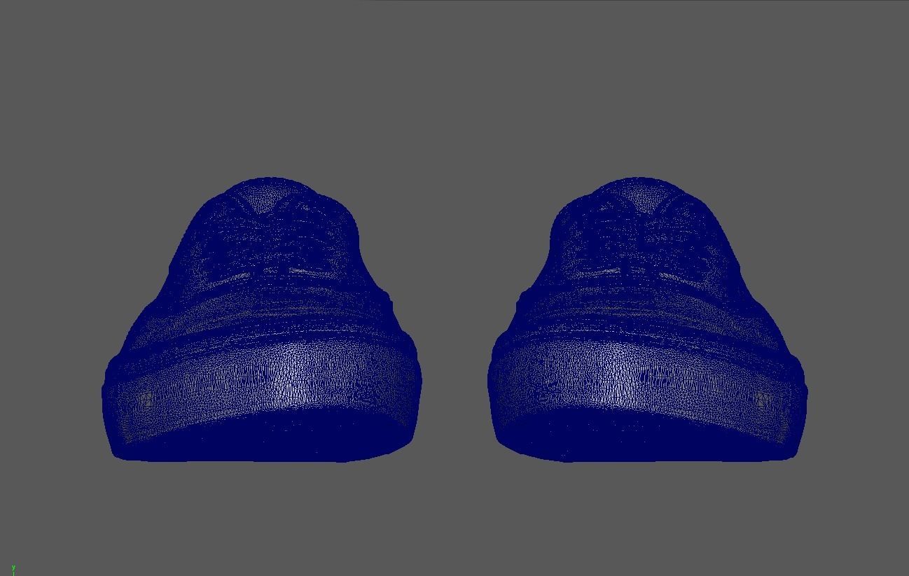 Shoe 3D PRINT STL vans authentic sneakers 3D print model_4