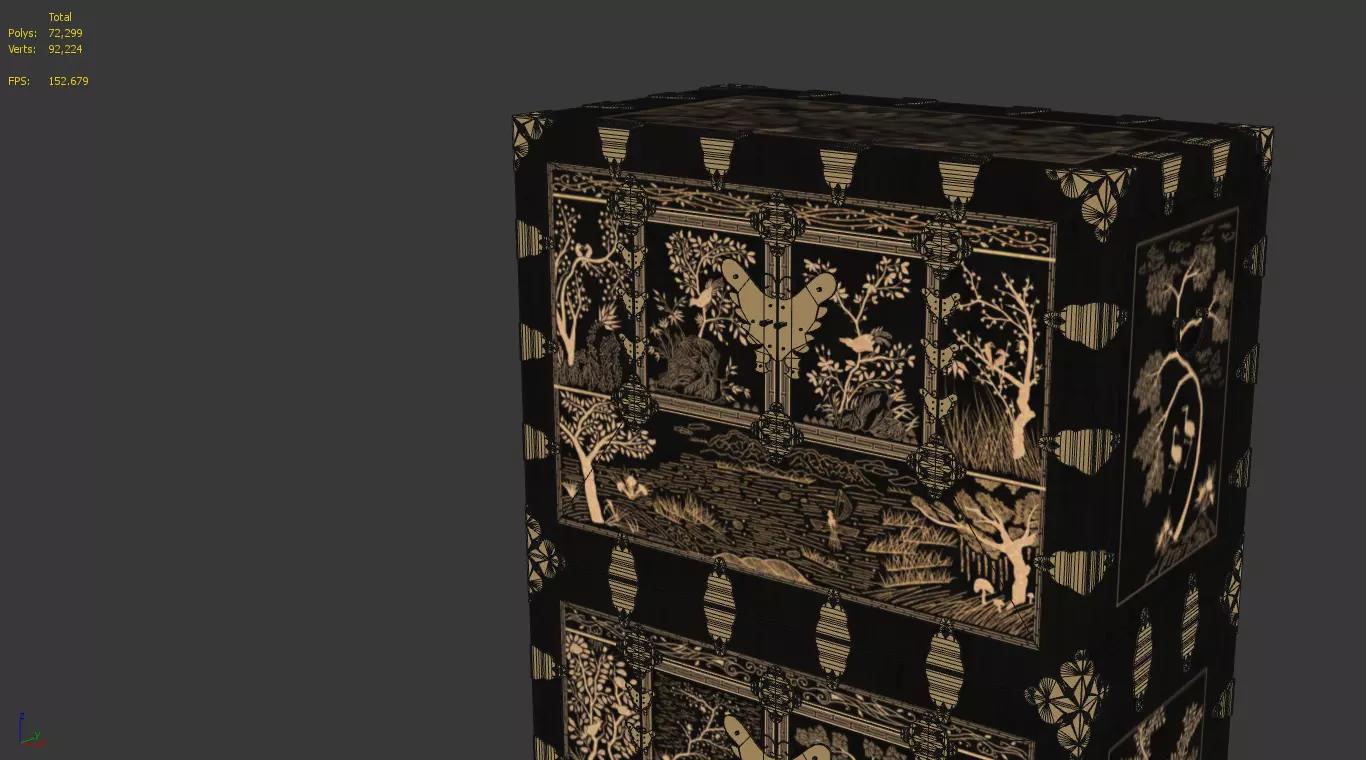Najeonchilgi Drawer 3D model_0