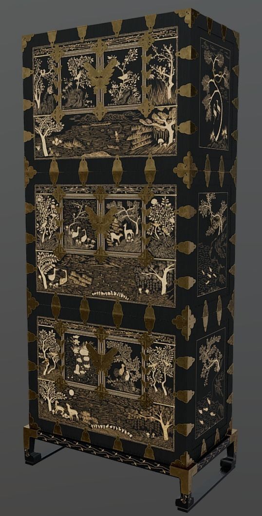 Najeonchilgi Drawer 3D model_1