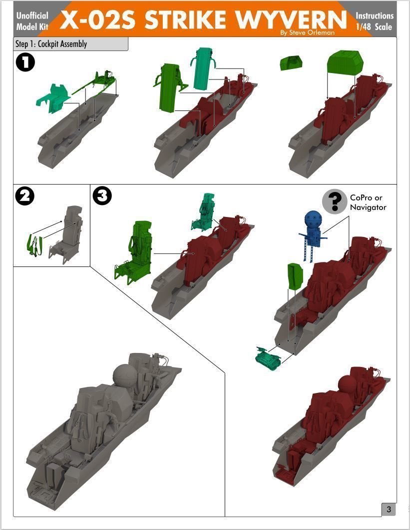 X 02S Strike Wyvern Scale Model 3D print model_26