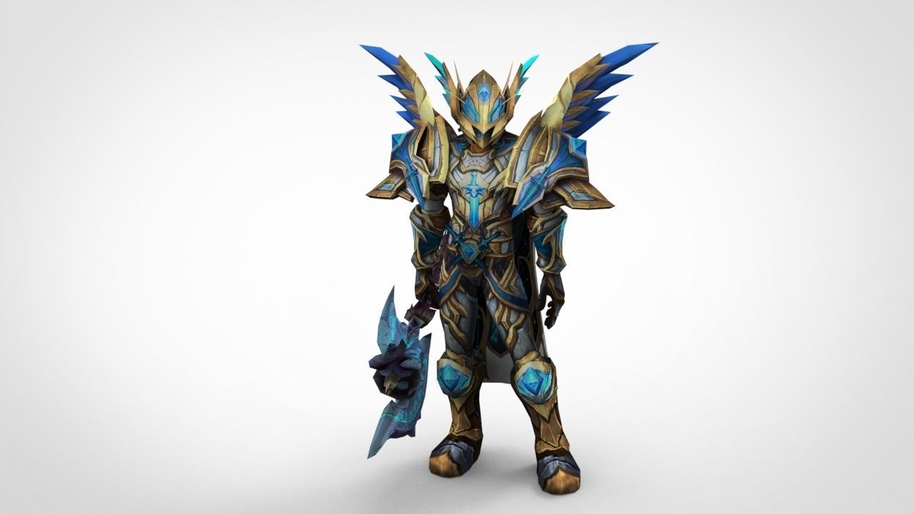 Blood Elf Paladin - Challenger - World Of Warcraft 3D print model_1