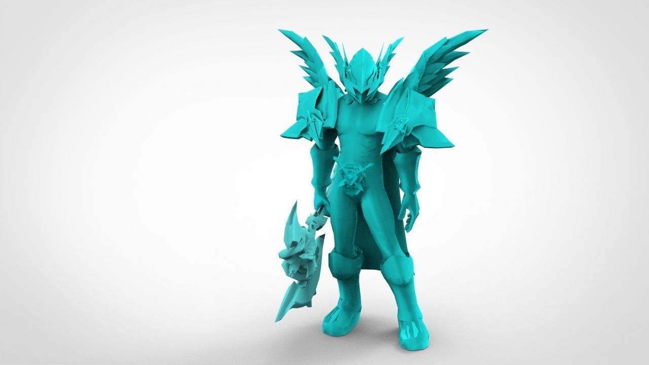 Blood Elf Paladin - Challenger - World Of Warcraft 3D print model_7