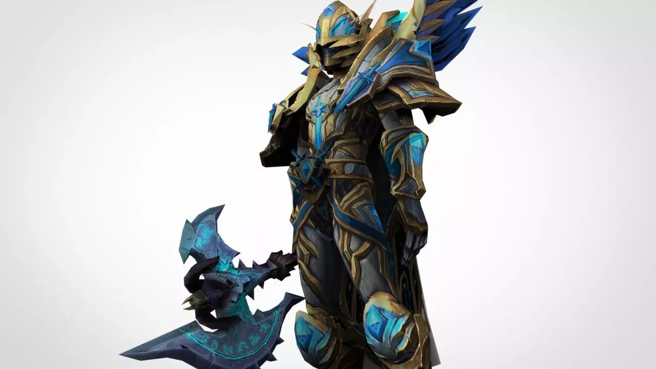 Blood Elf Paladin - Challenger - World Of Warcraft 3D print model_0