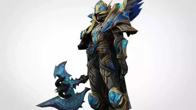 Blood Elf Paladin - Challenger - World Of Warcraft 3D print model