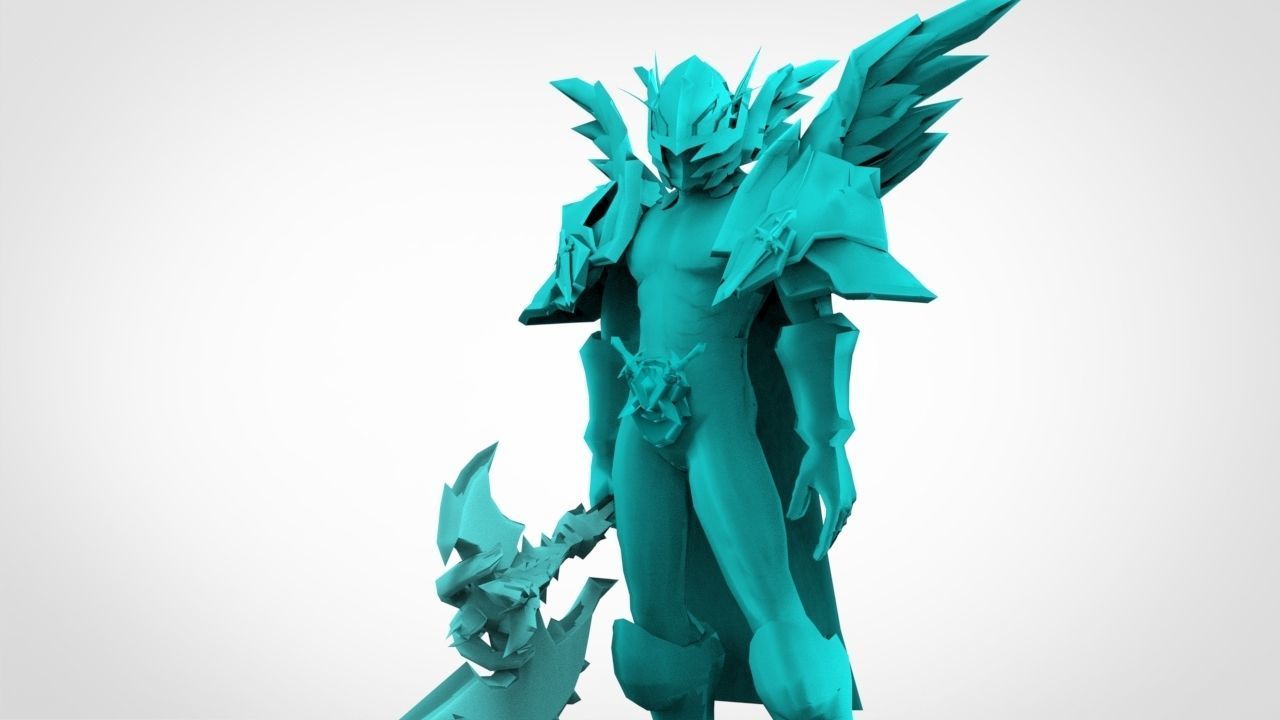 Blood Elf Paladin - Challenger - World Of Warcraft 3D print model_11