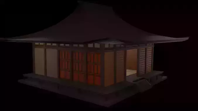 Small Temple in oriental style