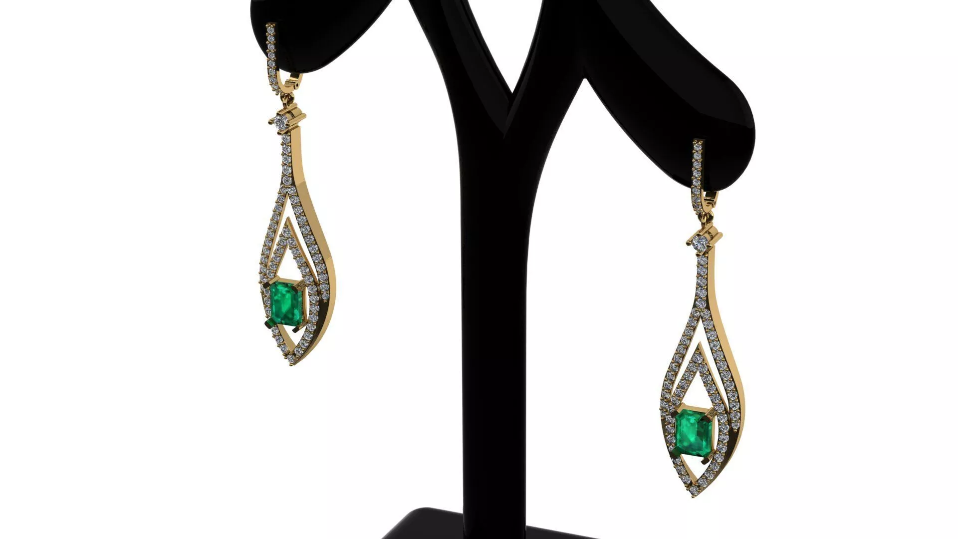 lux earring 3D print model
