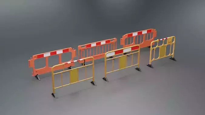 Road Barriers - 6 Barrier