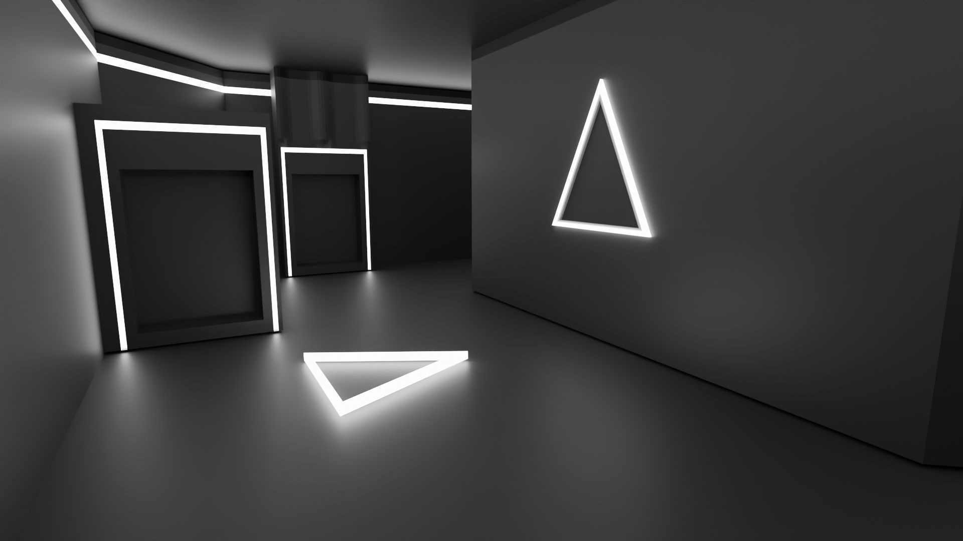 Store Area Interior Low-poly 3D model_2