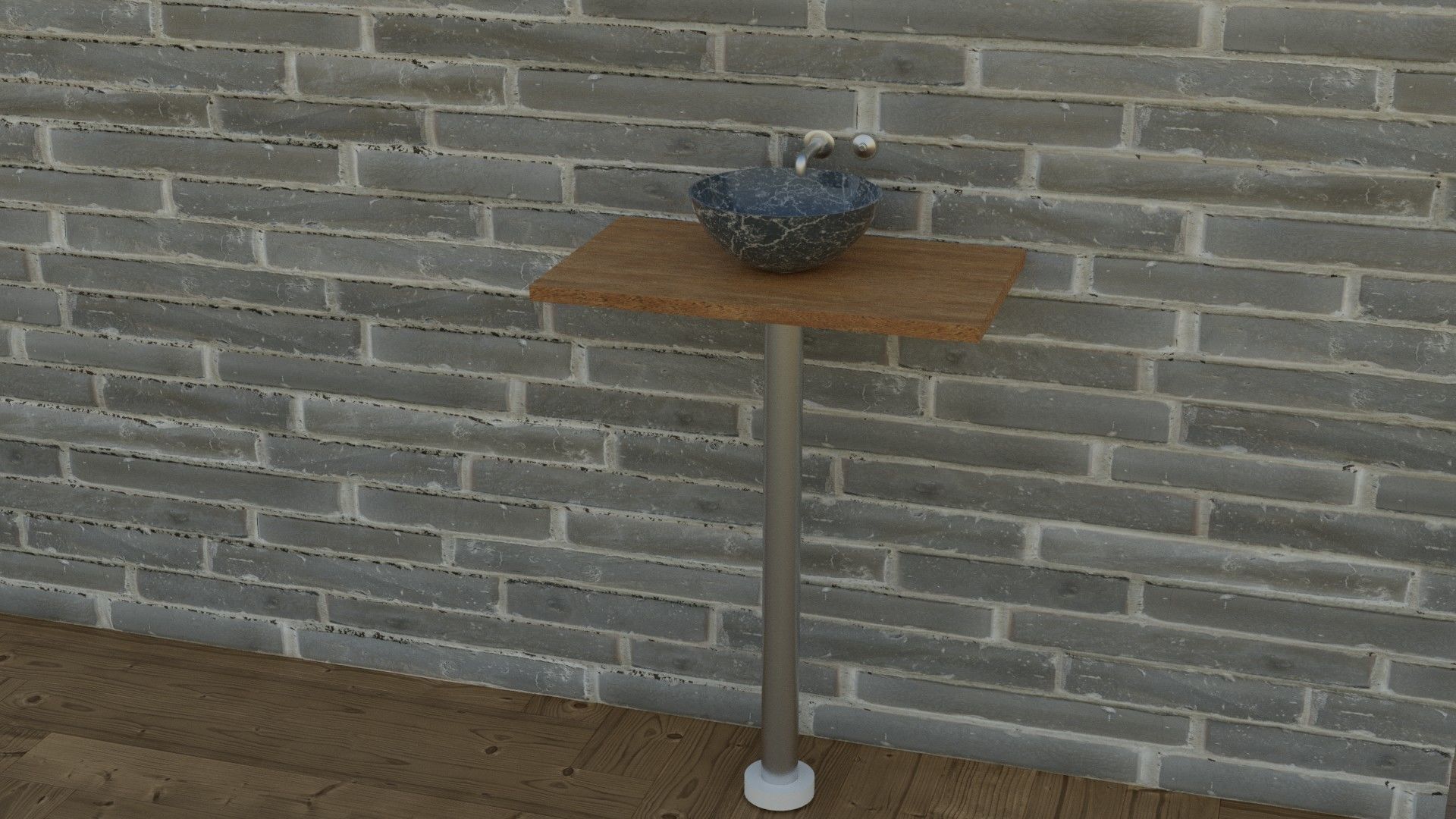 3d pack of washbasins and sinks for the interior 3D model_9