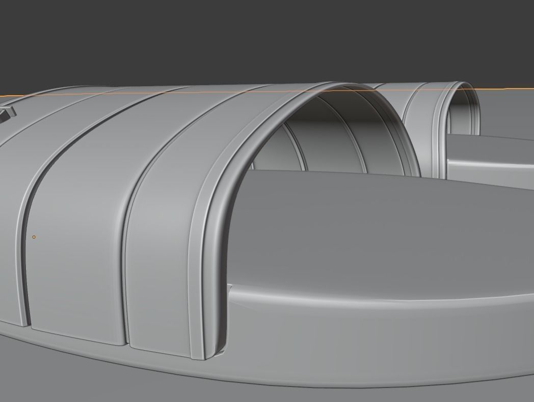 footware model pair of insoles Low-poly 3D model_3