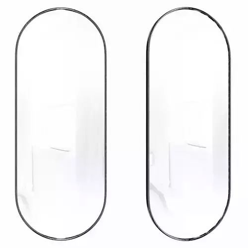 Pill Shape Modern - Contemporary Vanity Mirror