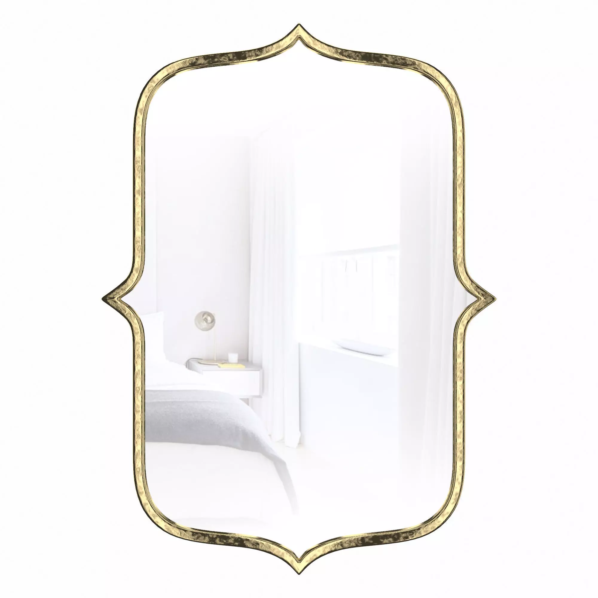 Portishead Metal Glam Accent Mirror 3D model