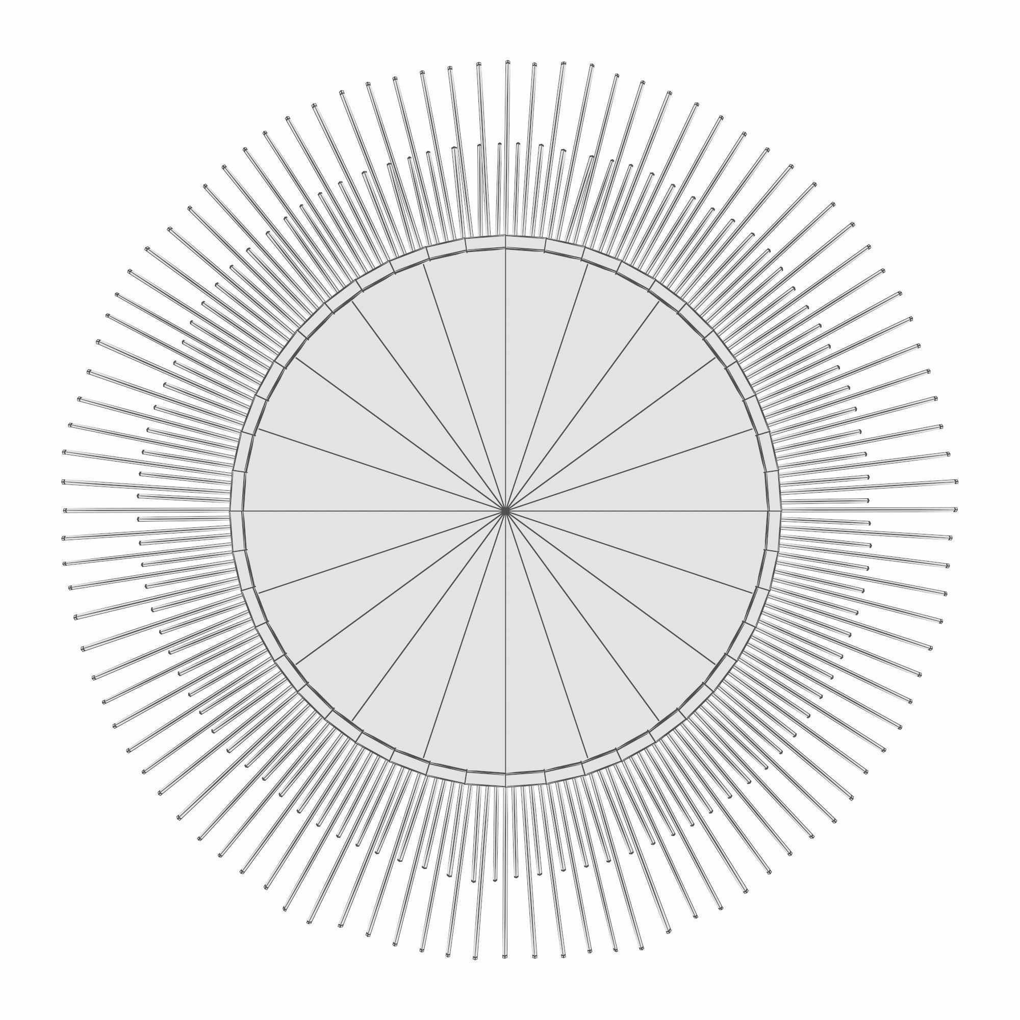 Pressler Sunburst Accent Mirror 3D model_3