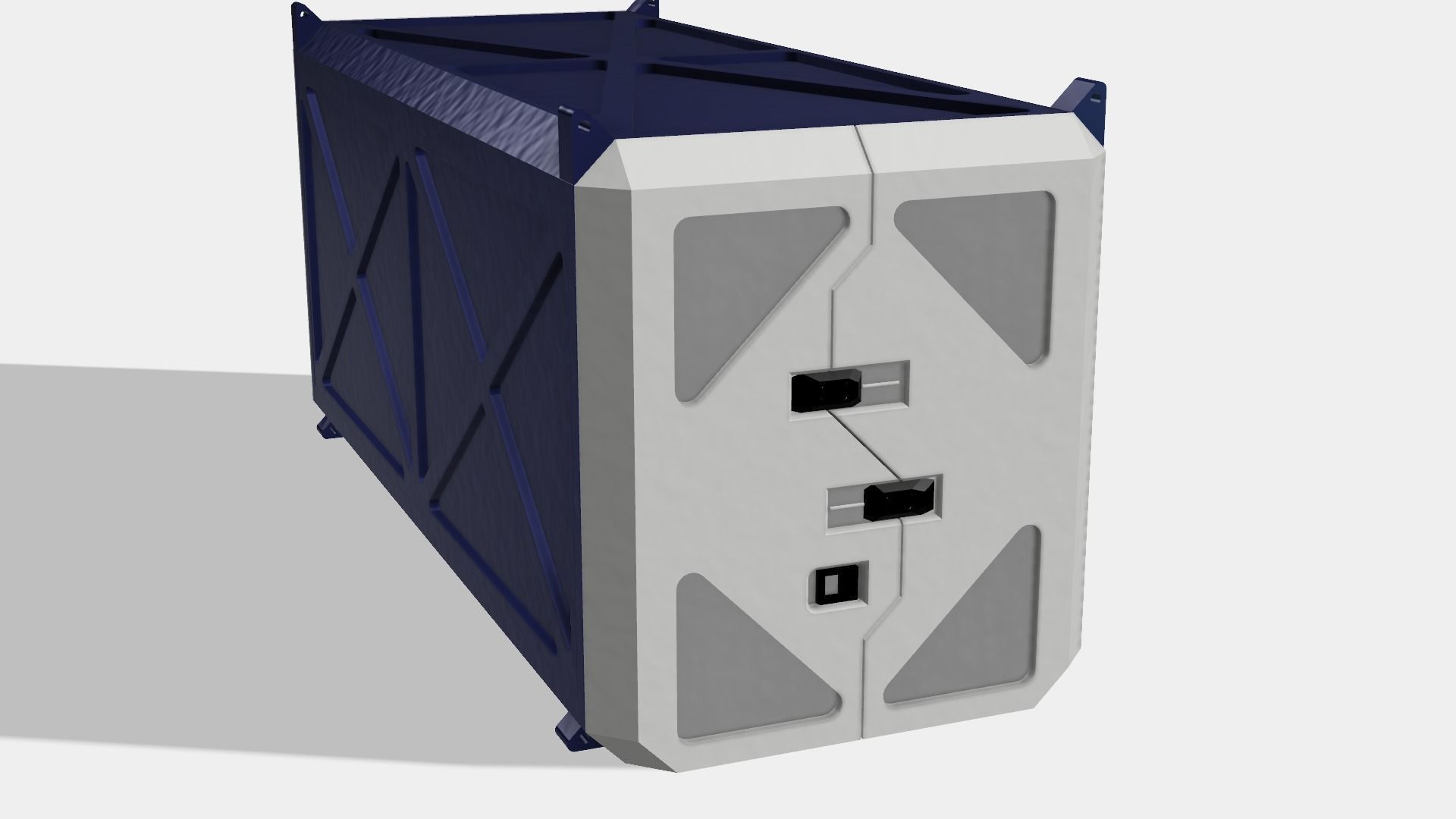 Shipping Container A 3D print model_1