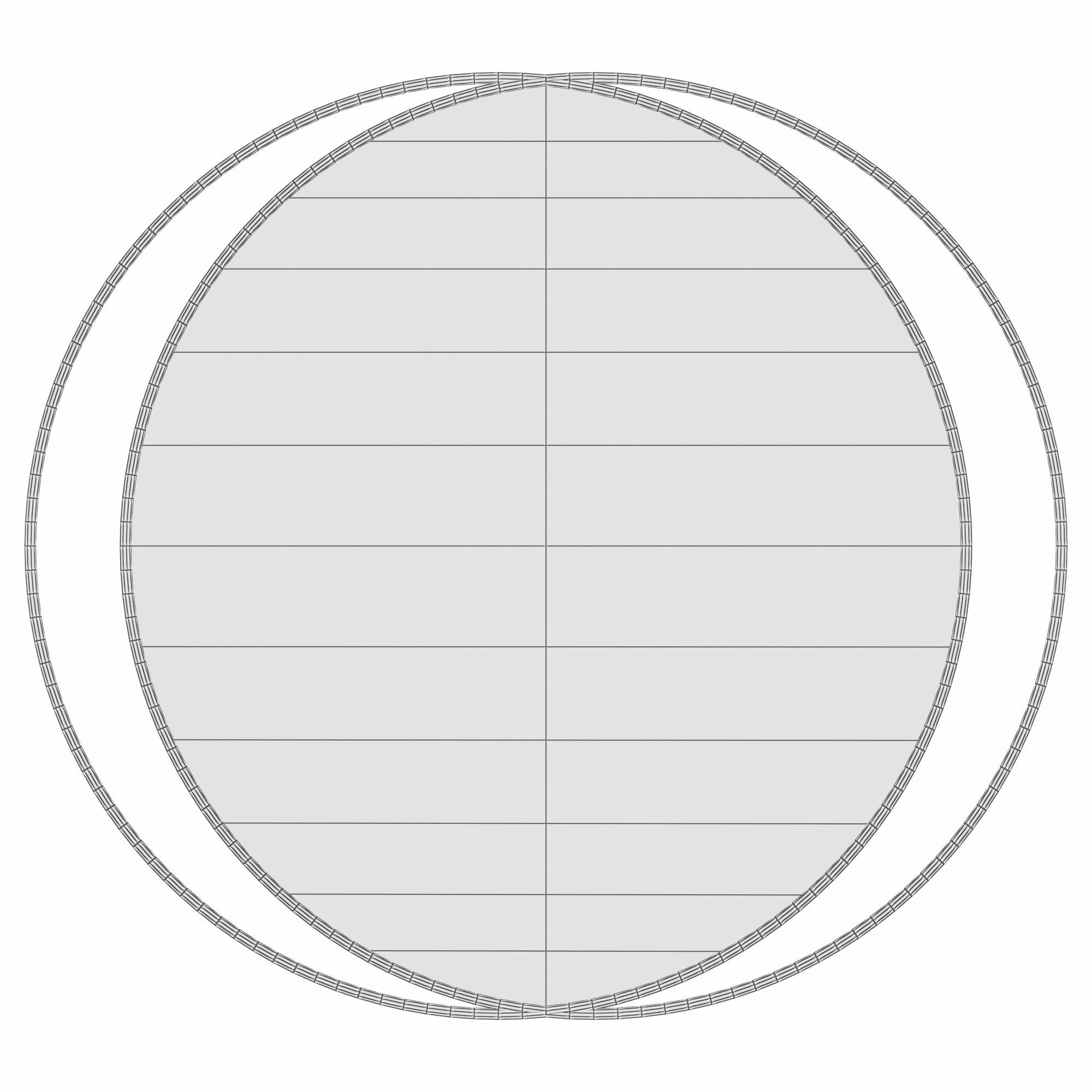 Wall mirror 14-RT-2214 3D model_2