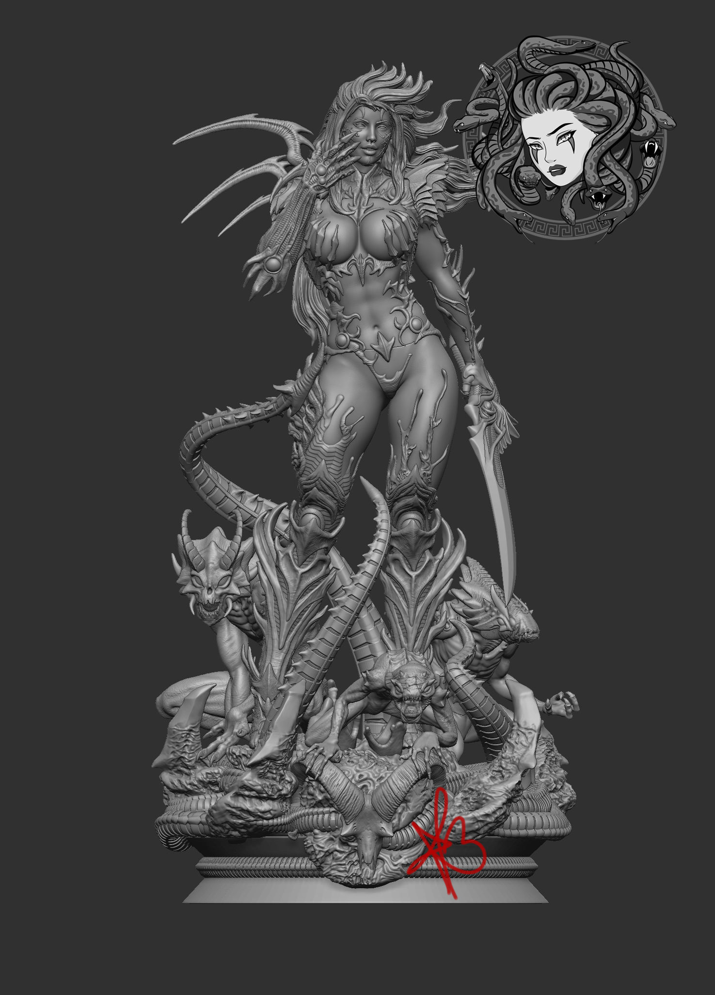 WITCHBLADE BY CREATIVE GEEK MB 3D print model_7