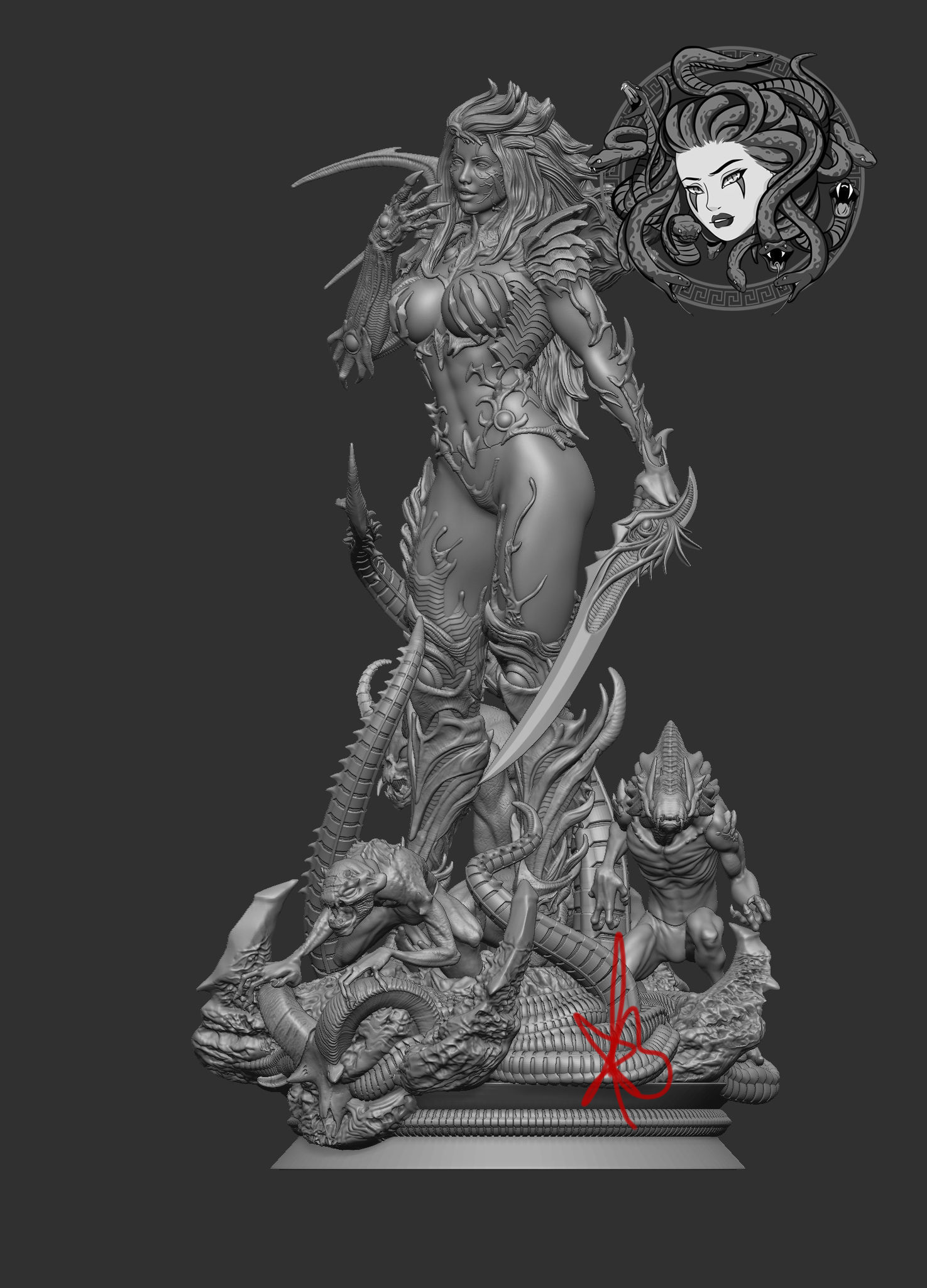 WITCHBLADE BY CREATIVE GEEK MB 3D print model_8