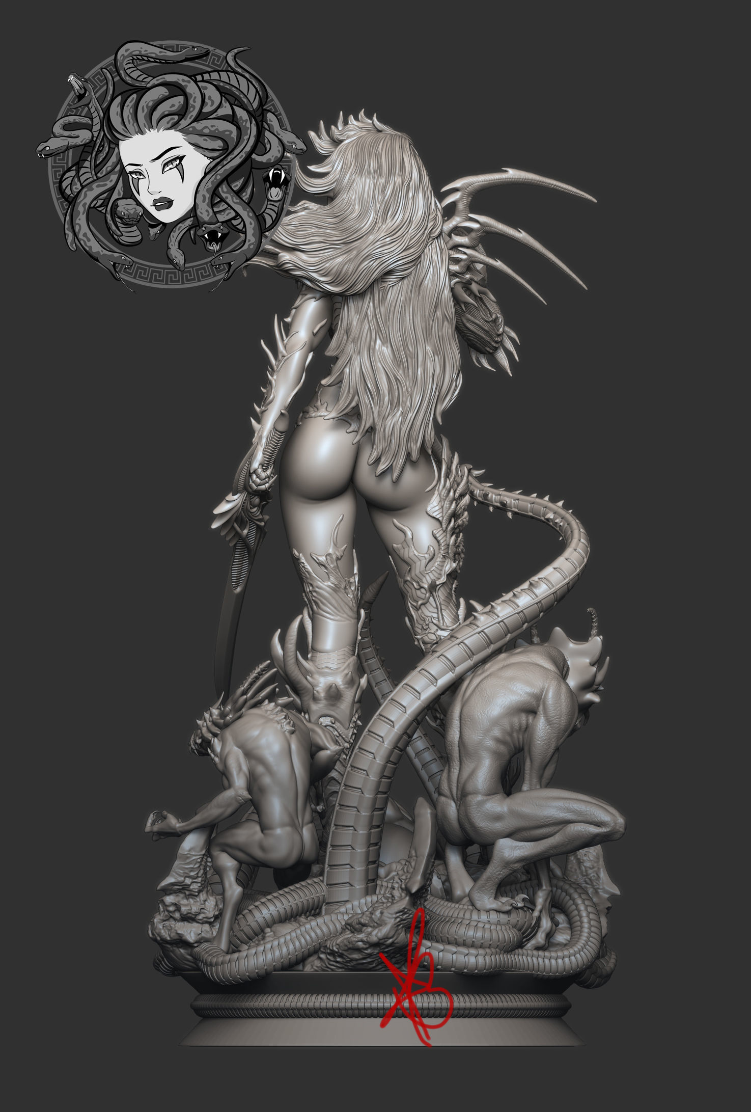 WITCHBLADE BY CREATIVE GEEK MB 3D print model_6