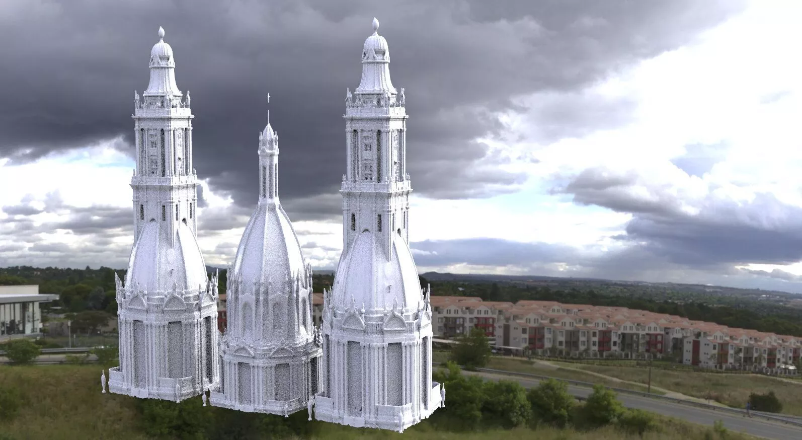 Rome Tower collection fantasy collection 3D model