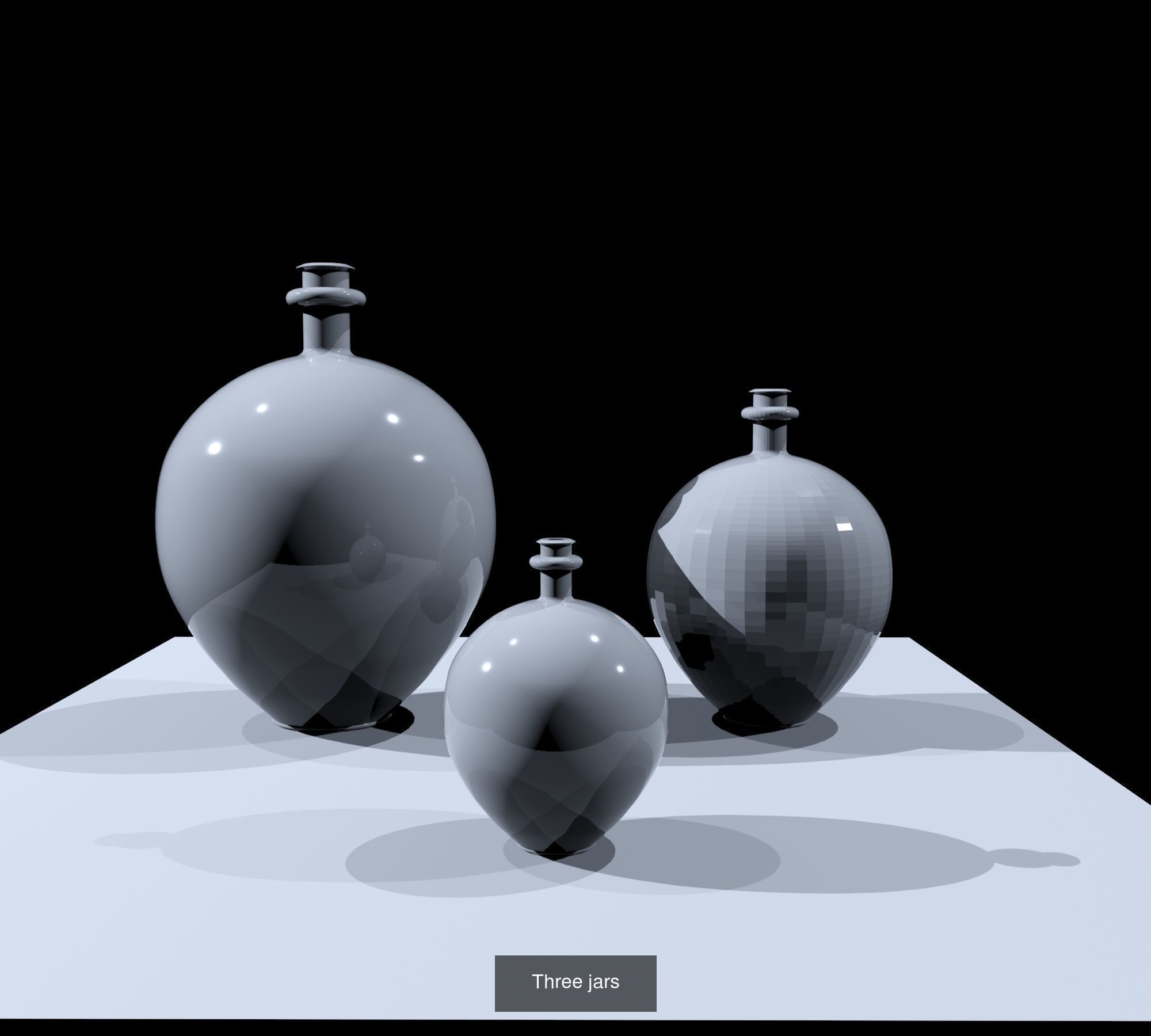Variations of jars 3D Model Collection_5
