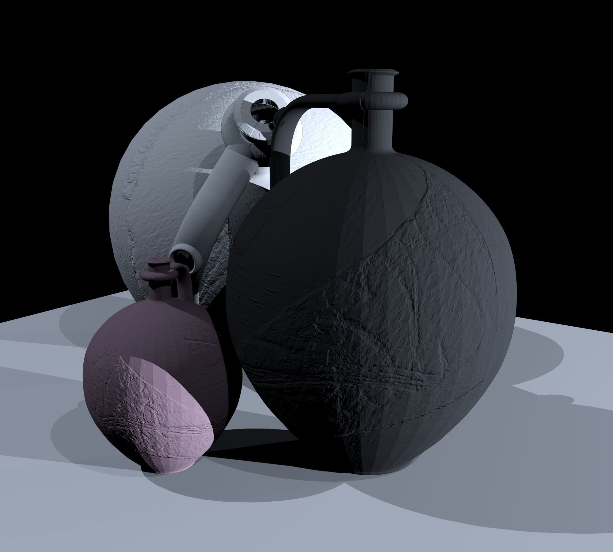 Variations of jars 3D Model Collection_10