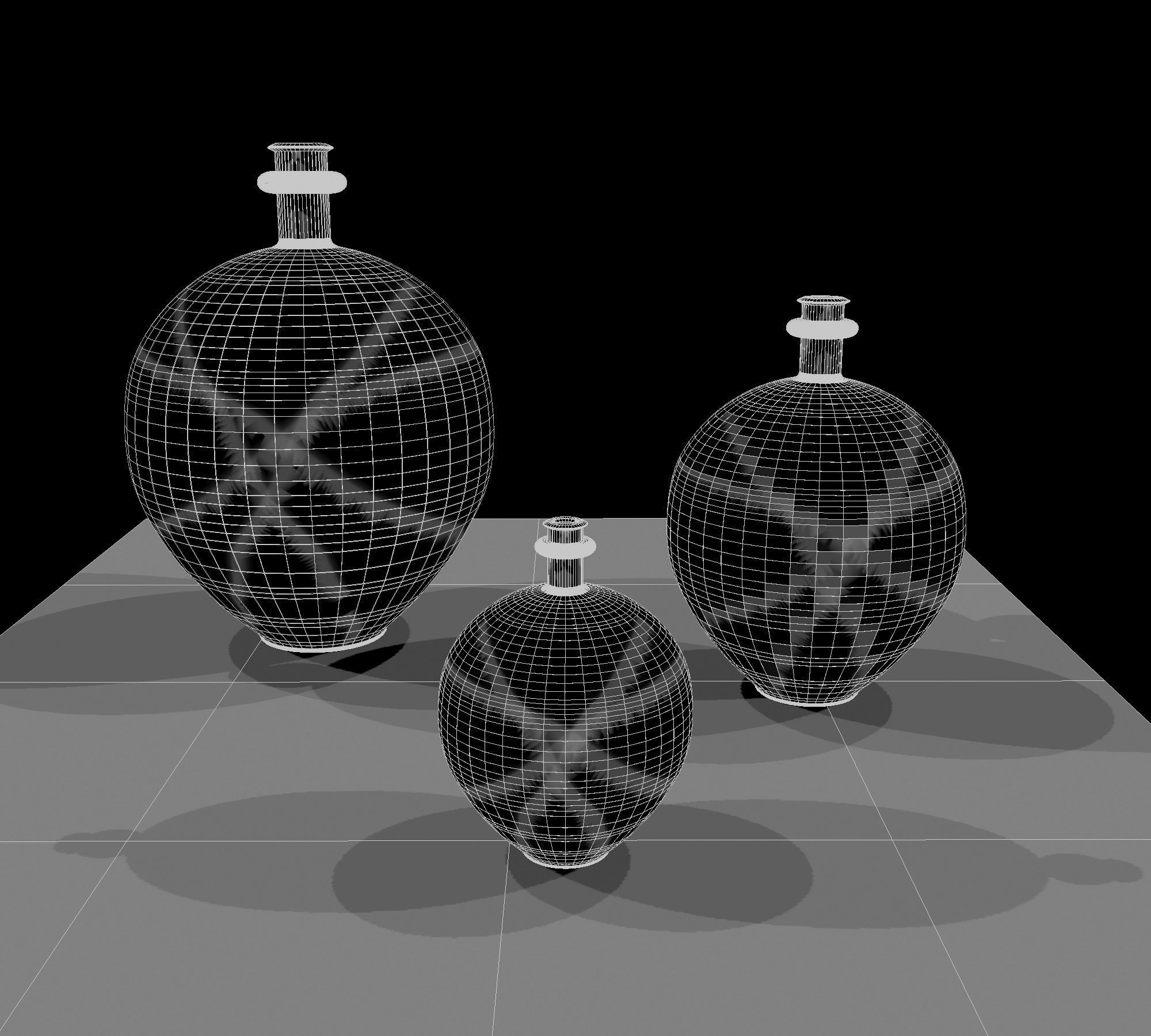 Variations of jars 3D Model Collection_8