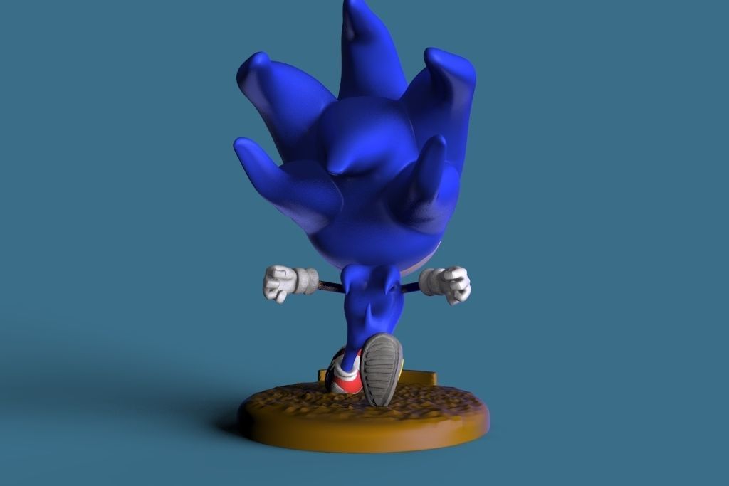 SONIC THE HEDGEHOG Free 3D print model_2