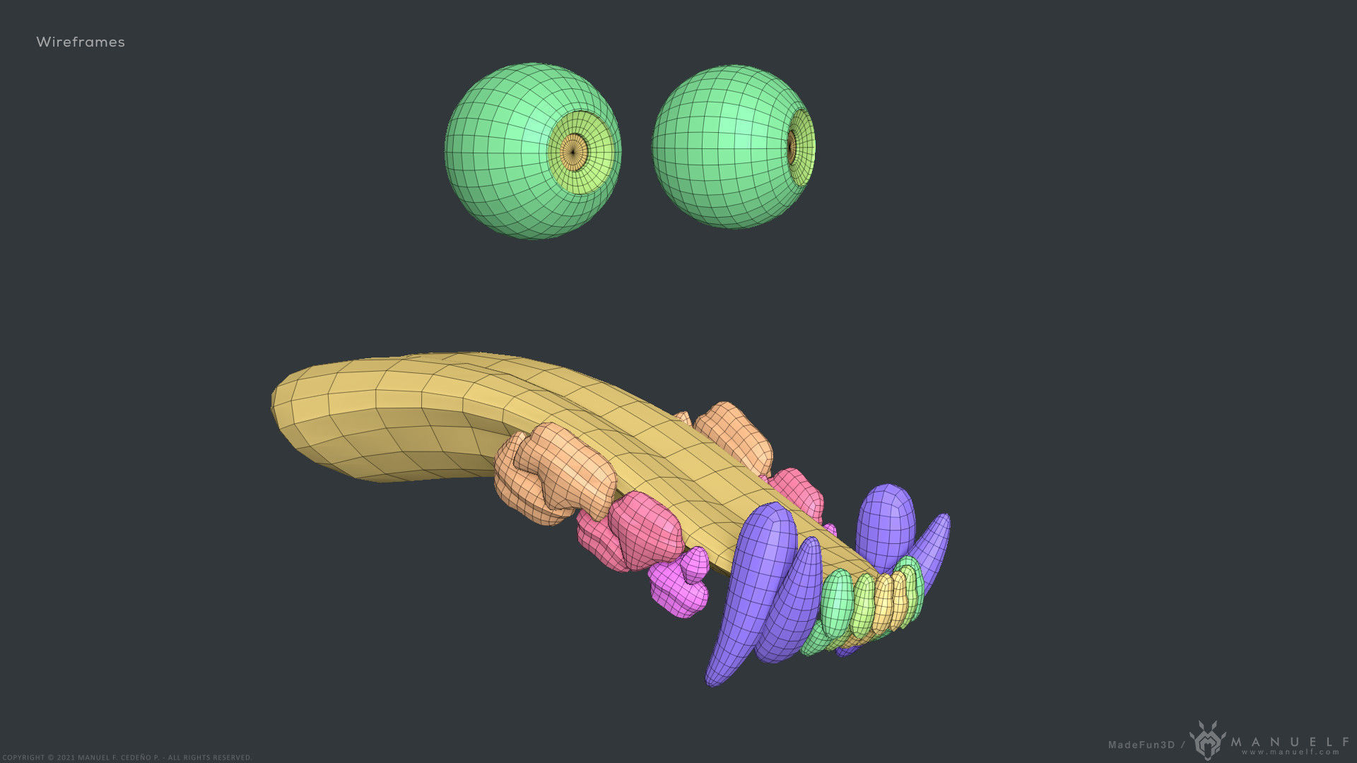 Stylized Cartoon Lion 3D model_25