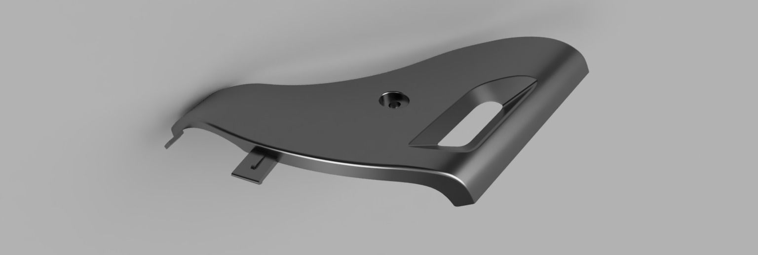 Cover Front Shock Vespa 3D model_1