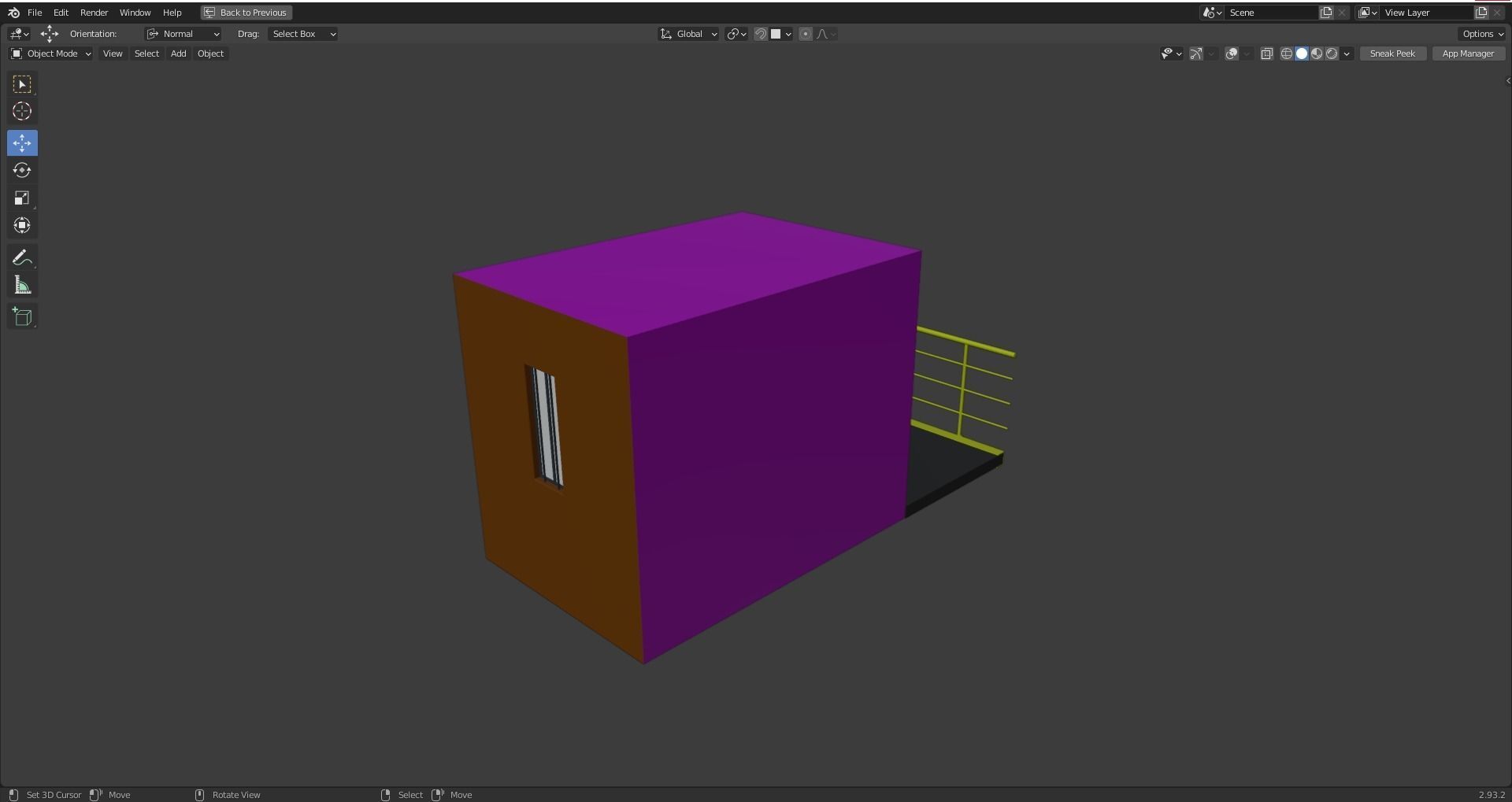 Prison Cell Low-poly 3D model_15