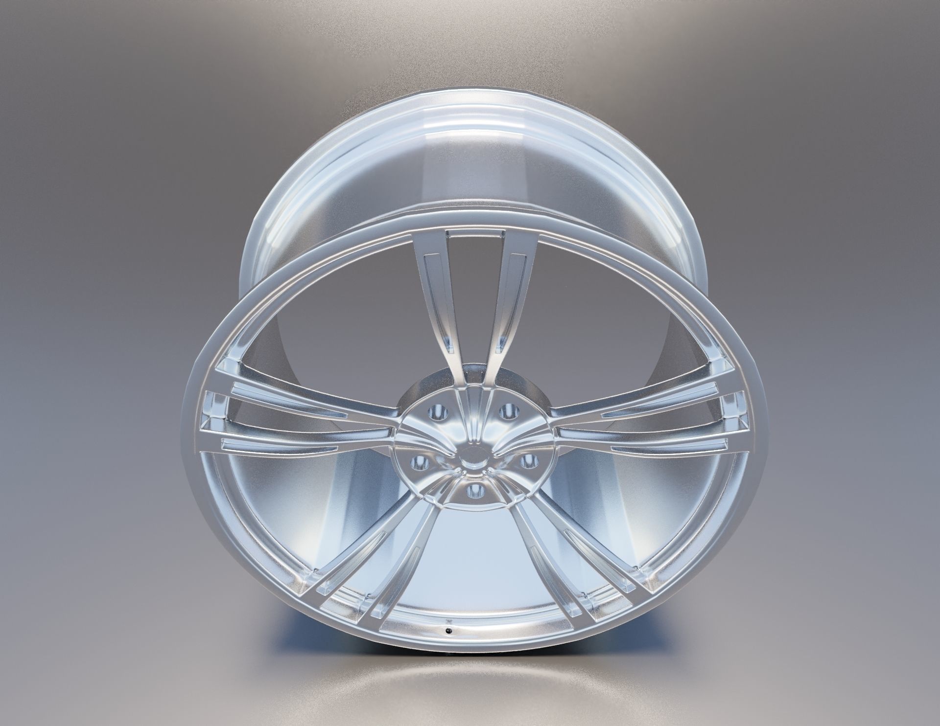 3D model rim wheel part4 3D model_1