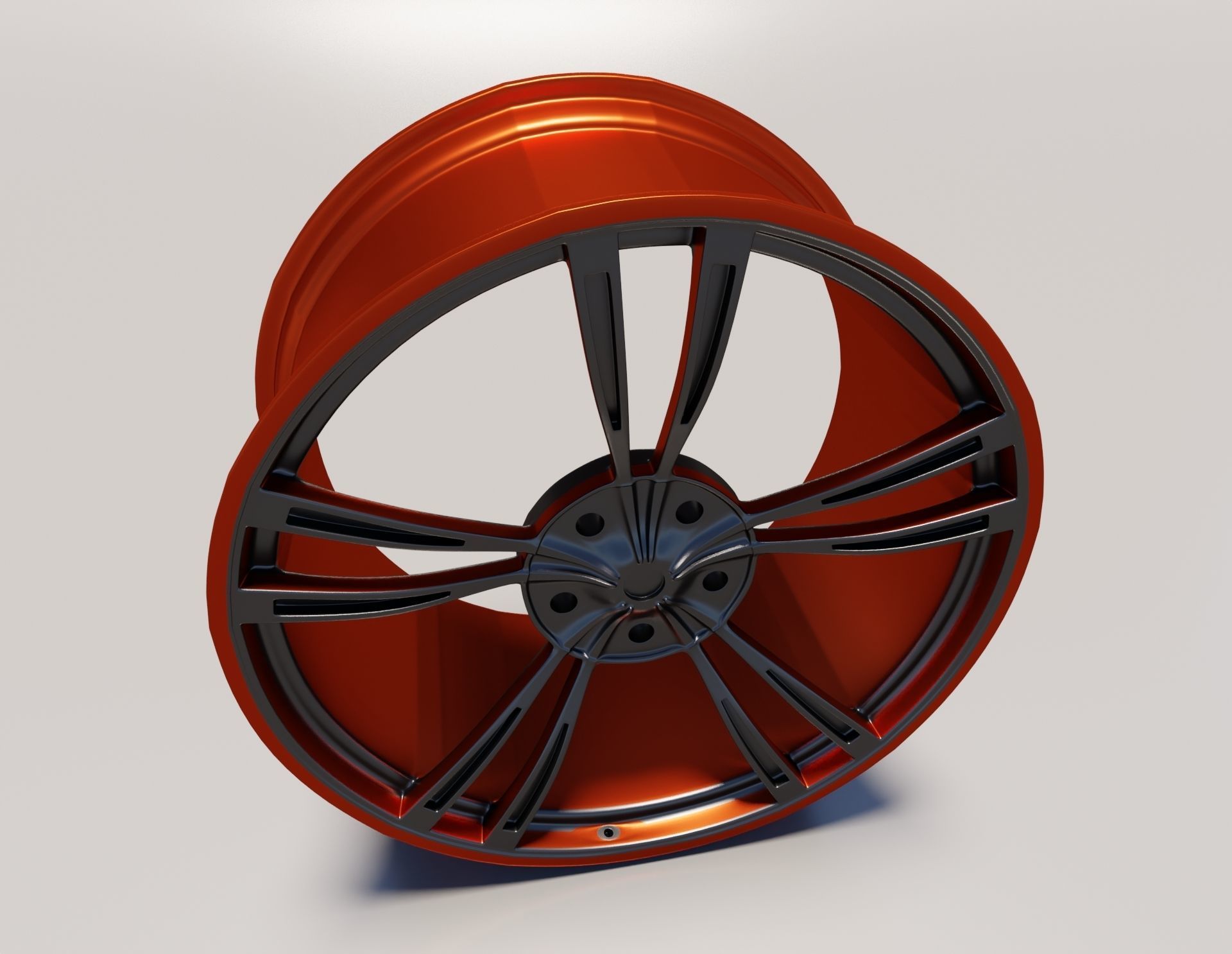 3D model rim wheel part4 3D model_4