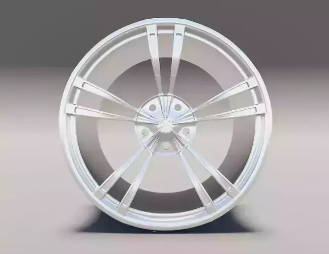 3D model rim wheel part4 3D model