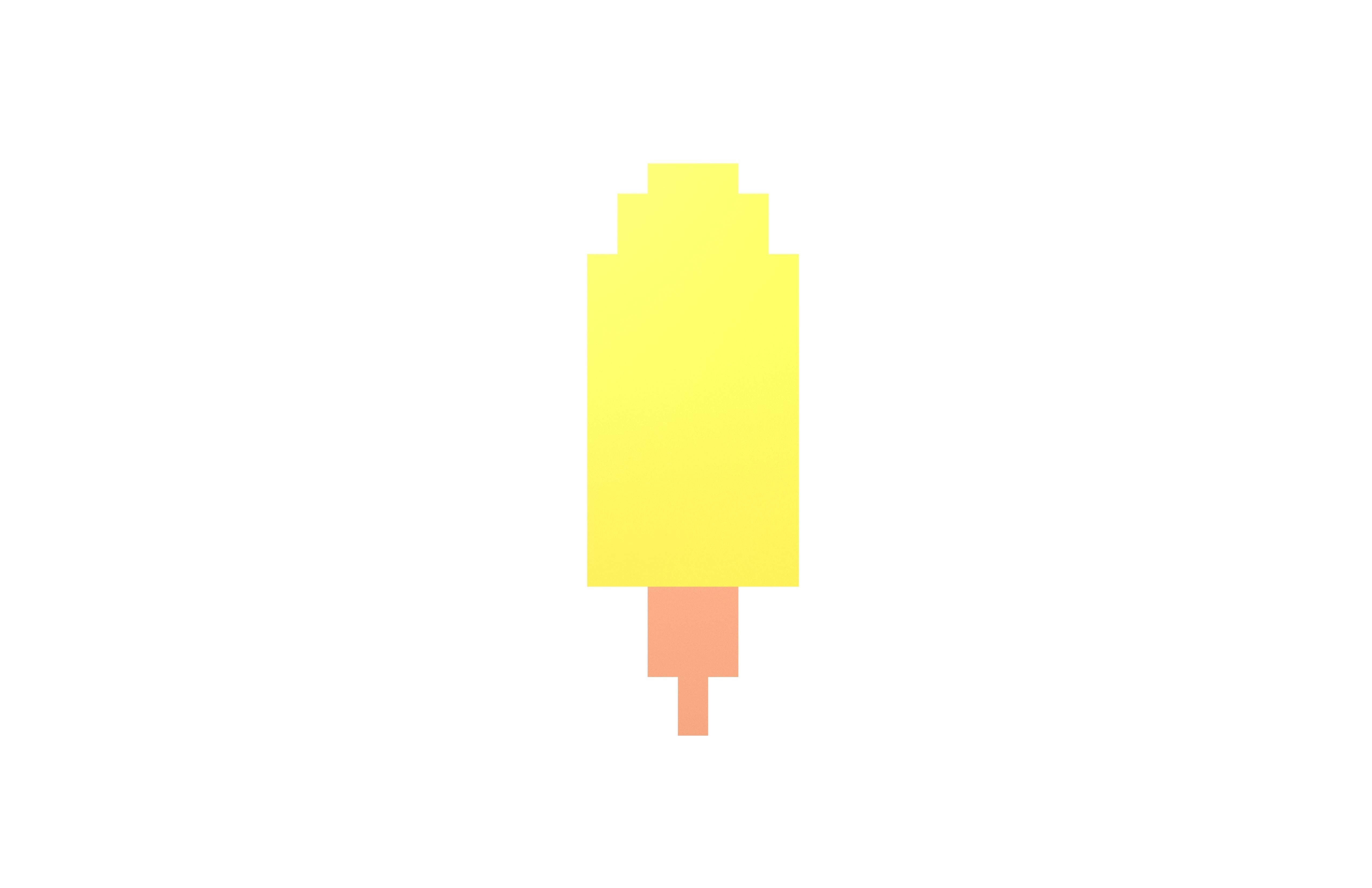 Voxel Ice Cream v1 005 Low-poly 3D model_2