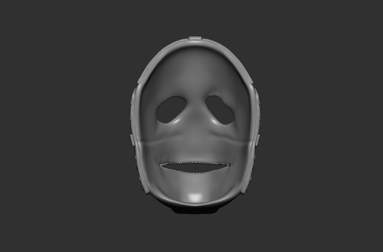 Halloween Slipknot Chris Fehn Mask Long 3D print model_7