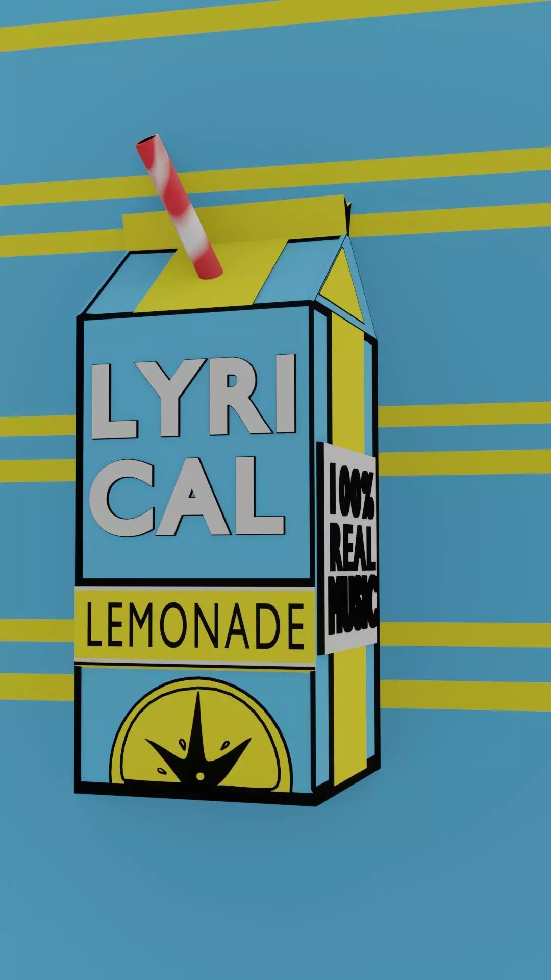 Lyrical Lemonade 3d logo Free low-poly 3D model_0