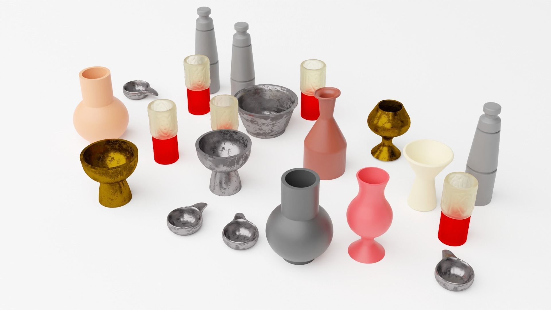 Jabbas Throne Room - Set 6a -Main Entrance Attributes 1-12 scale 3D print model_12