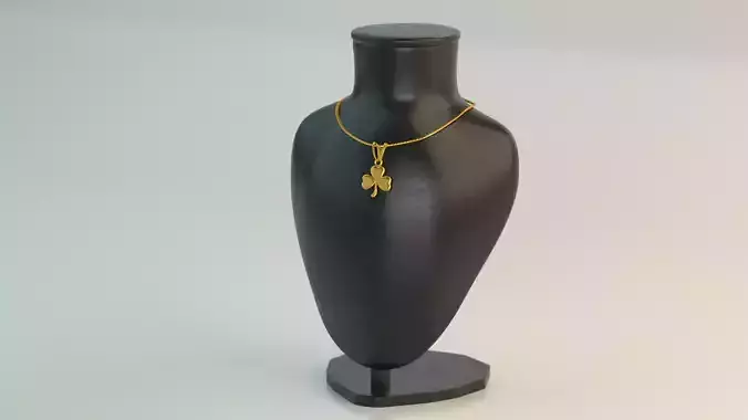 Pendant 3 shamrock gold