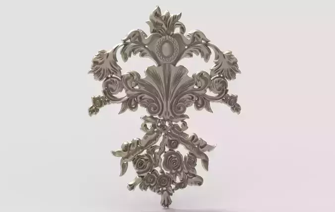 Floral Wood Carving for Furniture - 7